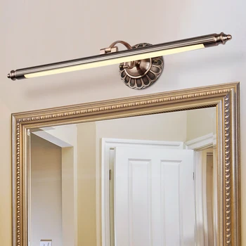 Stil American oglinda farurilor LED baie în stil european, baie lumină, umiditate-dovada rugină-dovada dulap oglindă lumina