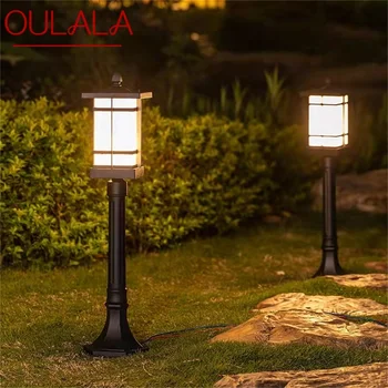 OULALA Clasică în aer liber Gazon Lampa LED rezistent la apa Electric Acasă pentru Vila Calea Grădină