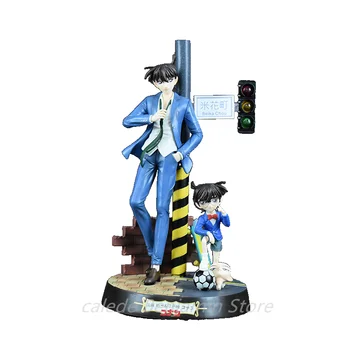 Detectiv Conan Kudou Shinichi Figura 28cm Jimmy Kudo Caz Închis Anime Cifre Pvc Figurina Statuie Model de Colectie Jucarii Cadou