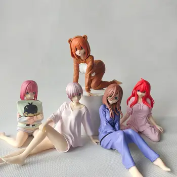 Chintesența Quintuplets Kawaii Manga Anime figurina Jucarie Pijamale Nakano Ichika Nino Miku Papusa Decor Camera Cadou pentru Băiat