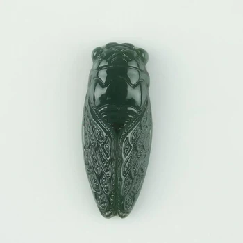 KYSZDL Naturale Chineză Hetian de piatră și de mână-sculptate greier pandantiv pentru Femei de moda Colier pandantiv bijuterii cadouri gratuit coarda