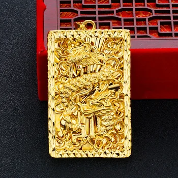 Fierbinte de Vânzare Naturale Handcarve Nisip de aur dragon model Colier Pandantiv Moda Bijuterii Accesorii Barbati Femei Cadouri Noroc