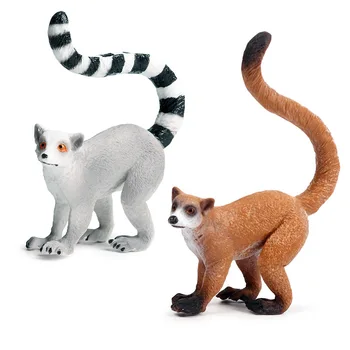 Cognitivă a copiilor solide de simulare de animale sălbatice model coada Lunga langur zoo urangutan monkey model de jucărie