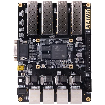 Alinx Xilinx A7 FPGA Aur Negru de Dezvoltare a Consiliului Artix-7 Fibra Optica Ethernet Ax7101