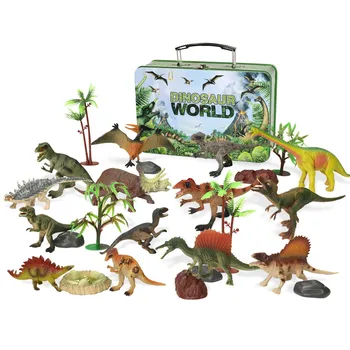 2 buc/lot Lot Mini Dinozaur Model Educativ pentru Copii Jucării Drăguț de Simulare de Animale Mici Cifre Pentru Baiat Cadou Pentru Copii Jucarii