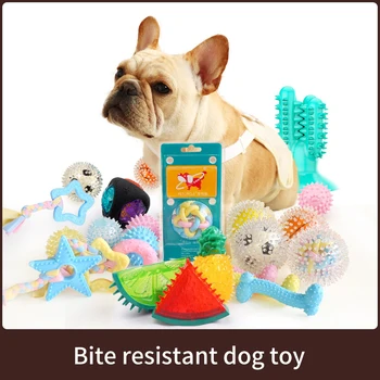 Interactiv Caine De Companie Jucării Pentru Câini De Talie Mică Indestructibil Jucărie De Câine De Dinți De Curățare Mesteca Formare Jucării Consumabile Pentru Animale De Companie