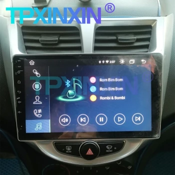 Android 10.0 6+128G Carplay Mașină de Navigare GPS Pentru Hyundai Solaris 2010-2016 Auto Radio Player Multimedia Unitate casetofon