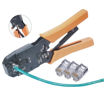 Plat sau Rotund UTP Cat4 Cat6 Fir Coaxial Coaxial de Separare Instrument Universal Cable Stripper Cutter Clește Dezizolat Instrument pentru Rețea