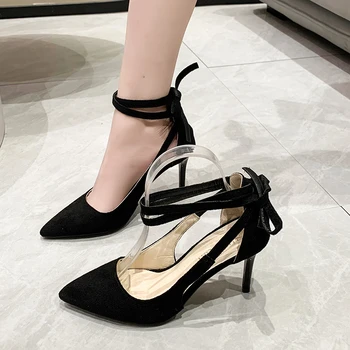 Primăvara Femei Tocuri inalte Pantofi Mary Janes Moda Rochie de Petrecere Pompe Femeie Încălțăminte de Lux, Elegant, Femeie Pantofi cu Toc 9CM Sandale