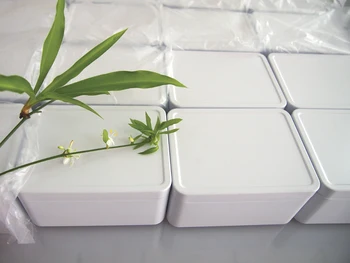 112x85x57mm 50buc/pachet dreptunghiular alb cutie de bomboane ambalare cutie mica cutie de depozitare