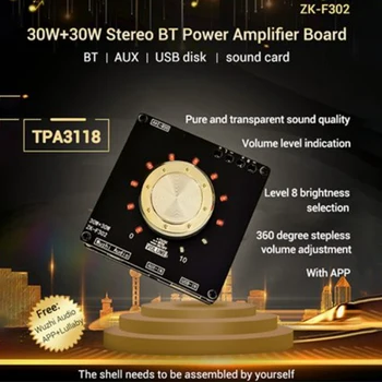 ZK-F302 TPA3118 30W+30W Digital Audio Amplificator Bord
