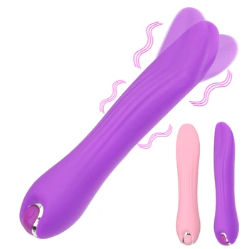 16cm Sexy Limba Lins Vibratoare Pentru Femei Clitorisul Biberon Linge Vaginal Anal Plug Dildo-uri de sex Feminin Masturbator Erotice Jucarii Sexuale