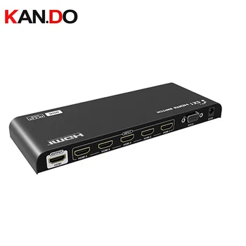 LKV501HDR-V2.0 5×1 Pentru HDMI2.0 HDR Comutator 4Kx2K@60Hz Conectare Simultană a mai multor HD Dispozitiv IR Primirea Fereastra RS 232