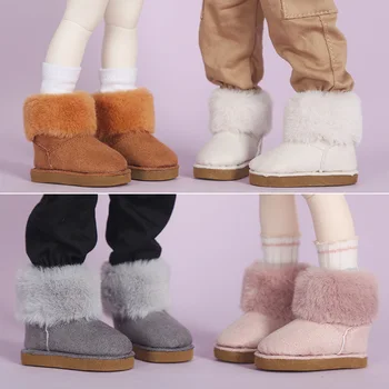 30cm BJD pantofi pentru copii pluș zăpadă cizme cizme de moda pentru 1/6BJD, yosd papusi, accesorii pentru papusi pantofi, multi-culoare opțional