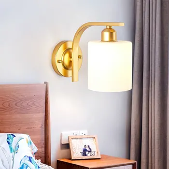 Sticlă gradient Nordică de design de moda dormitor cu led-uri Coridor de Hotel E27 lampă de perete