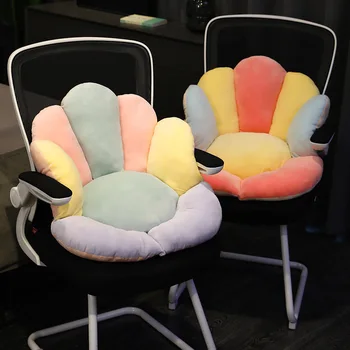2021 culoare petale de pernă de pluș talie elastic floare înconjurat de birou, scaun perna de uz casnic, perne