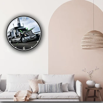 Van Camion Ceas de Perete cu Design Modern Art Tăcut Unic Ceas Decorativ 3D Agățat CD Ceas de Perete Ceas 2022 Fierbinte de Vânzare