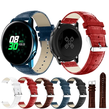 20mm curea din piele Pentru Samsung Galaxy Watch Active watch 42mm bratara 20mm Pentru huami Amazfit GTR moda ceas trupa accesorii