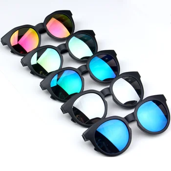 Copii ochelari de Soare de culoare Bomboane Mată KoreanColorful Lentile antireflex Anti-Ultraviolete cu ochelari de Soare Baby Boy ochelari de Soare