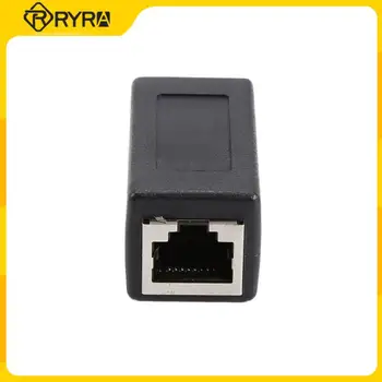 RYRA Cuplaj Extender RJ45 Femeie la Femeie Rețea LAN Ethernet Conectați Adaptorul Lan Rețea Ethernet Splitter Adaptor Extender