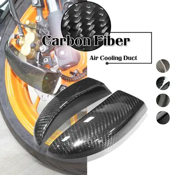 Fibra de Carbon Conducte de Aer de Răcire de Frână kit de Montare Racire cu Aer Sistem de Conducte Pentru Ducati Multistrada 1260 S 2018-2020