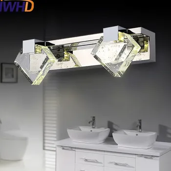 IWHD Crystal LED Lampă de Perete Pentru Oglinda de la Baie de Lumină Moda Waterpoof din oțel inoxidabil SconceModern de Iluminat Acasă, Arandela