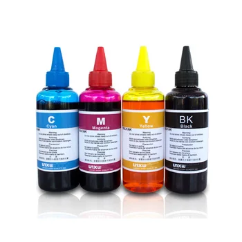 Foto Dye ink Universal pentru toate Frate model de imprimante 4color x 100ML apa cerneala dye pentru cartușele de cerneală reîncărcabile sau CISS