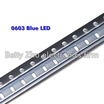 1000PCS/LOT 0603 albastru SMD LED luminos albastru light-emitting diode 1608