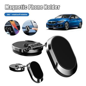 Ultra Mini Magnetic Masina cu Suport pentru Telefon de Pliere tablou de Bord cu suport pentru Telefon de Rotație de 360° de Telefon Mobil Suport pentru iPhone 13 12 Samsung
