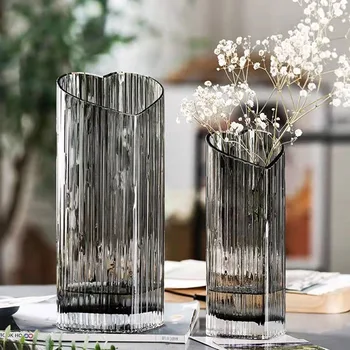 Sticlă Transparentă Vaza Acasă Plante Hidroponice Vaza Nordic Ins Stil Vaze Decor Modern, Ornamente Pentru Masă Vaza Hydroponique