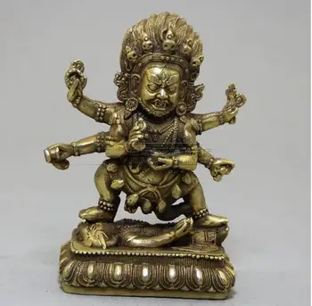 Rafinat Retro Vechi Alama Antic meserii colecție de șase brațul lui Buddha sculptura ornamente