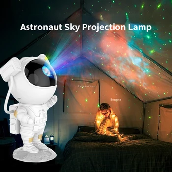 1buc Vis Star Proiecție Laser Lampă de Noapte Astronaut Decor Astronaut Cer Lampa de Proiecție 2022