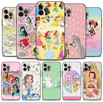 Pink Princess Familia Telefon Acoperă Pentru Apple iPhone 14 14 13 12 11 Pro Max 13 12 Mini XS Max XR X 7 8 6 Plus 6S Caz Shell
