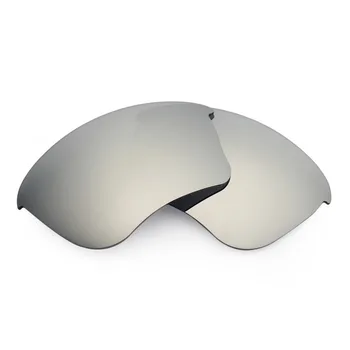 2 Perechi SNARK POLARIZAT Lentile de Înlocuire pentru Oakley Half Jacket XLJ ochelari de Soare in nuante de Negru si Argintiu Titan