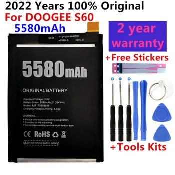 100% Original, Nou Pentru DOOGEE S60 Înlocuire 5580mAh baterie de rezervă pentru DOOGEE S60 Telefon Inteligent baterii Bateria+Cadou Instrumente