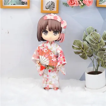 Noi 16cm ob11 BJD Haine Papusa Sakura Kimono Japonez Saboți Cosplay Haine 1/12 Păpuși Accesoriu Universal Jucarii pentru Fete