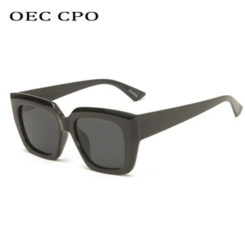 OEC CPO Epocă Pătrat ochelari de Soare Femei de Moda Negru Ochelari de Soare Barbati Shades Ochelari de Punk Personalitate Ochelari UV400 Ochelari de vedere