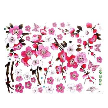 Autocolante de perete Autocolante - Detașabil Cherry Blossom Tree Branch Perete Decal picturi Murale - DIY Dormitor Autocolante de Perete