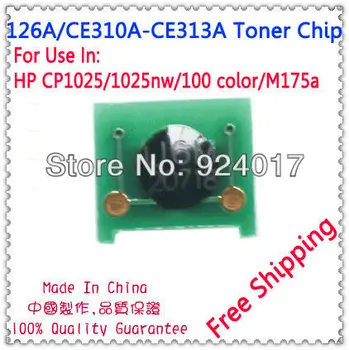 Pentru CP 1025 Chip de Toner LaserJet CP1025 M175 M275 Printer Impressora 126A CE310A CE311A CE312A CE313A Reumplere Cartuș de Toner Chip