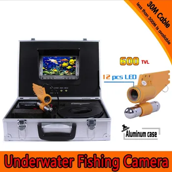 Pescuit subacvatic Camera Kit cu 30Meters Adâncime Unică Duce Bar Camera & 7Inch TFT Color Monitor & Aluminiu Caz