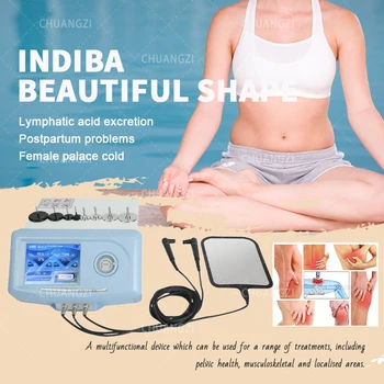 Mai nou listarea INDIBA 448K de Îngrijire a Corpului Sistemul Indiba RET Slăbire Mașină de Înaltă Calitate a Pielii Faciale Adânci Spa de Sănătate a Corpului Slăbire M