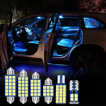 5pcs Eroare Gratuite Auto Becuri LED Auto Interior lumini Kit Dome Lumini de Lectură Lampă Portbagaj pentru Skoda Karoq 2018 2019