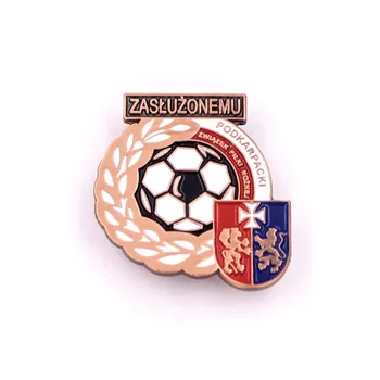 Greu de Email Fotbal Butonul Pin Badge Tin de Promovare Hârtie de Imprimare insigne Vânzare Fierbinte embleme metalice