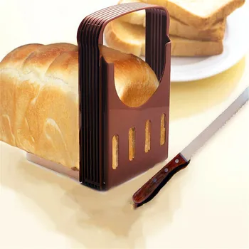 Practic Pâine Tăietor De Pâine Toast Slicer Tăiere, Feliere Ghid Instrument De Bucatarie