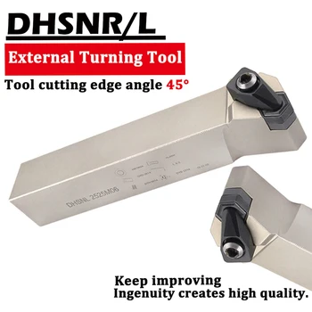 1BUC DHSNR DHSNL 2020K06 2525M06 Strung Cutter de Cotitură Externe Suport scule Strung Tool Holder DHSNR2020K06 Strung CNC Instrumente