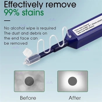 Calitate inalta Conector Universal instrument de curățare pentru LC 1.25 mm Fiber Optic Cleaner Pen transport Gratuit