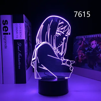 Anime Fooly Cooly Mamimi Samejima Lampa 3D Veioza pentru Dormitor Decor LED Lumina de Noapte Cadou de Ziua Waifu Manga LED FLCL
