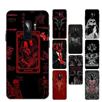 Diavolul Satana Caz de Telefon pentru Samsung S20 lite S21 S10 S9 plus pentru Redmi Note8 9pro pentru Huawei Y6 acoperi