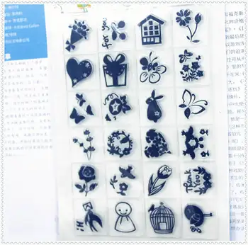 PANFELOU 11.3*15.56 cm caractere de animale Transparente din Cauciuc Siliconic Clar Timbre de desene animate pentru Scrapbooking/DIY album de nunta