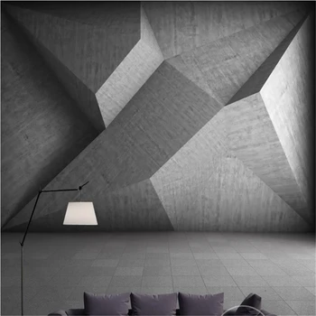 tapet personalizat Geometrie 3D Murale, imagini de Fundal pentru Camera de zi Dormitor Decor Papel De Parede 3d gazete de Perete Decor Acasă